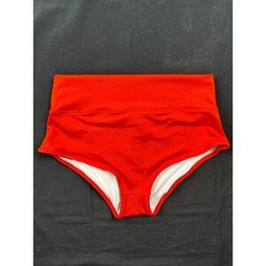 Victoria's Secret PINK Active Red High Waist Bikini Bottoms XL NWT 26266835